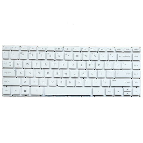 Laptop Keyboard For HP Stream 14-z000 White US United States Edition