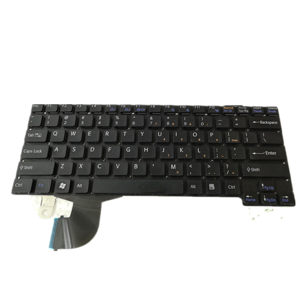 Laptop Keyboard For SONY VGN-TT VGN-TT130N VGN-TT150N VGN-TT150U VGN-TT160N VGN-TT165N VGN-TT180C VGN-TT180N VGN-TT190 VGN-TT190E VGN-TT190N VGN-TT21WN/B  Colour Black US united states Edition