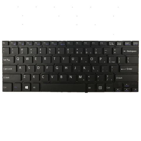 Laptop Keyboard For SONY SVF14 SVF1432ACXW SVF14415CLB SVF14415CLW SVF14423CLW SVF14425CLB SVF14425CLW Colour Black US united states Edition