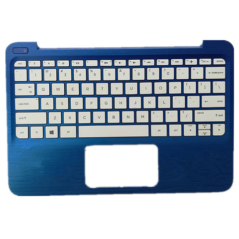 Laptop Upper Case Cover C Shell & Keyboard For HP Stream 11 Pro G4 EE  Blue 
