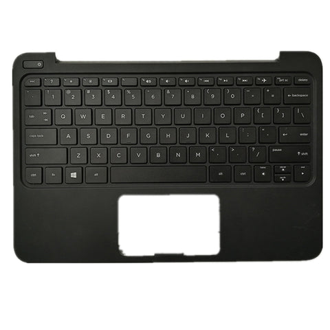 Laptop Upper Case Cover C Shell & Keyboard For HP Stream 11-ah000 11-ah100 Black 