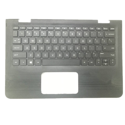 Laptop Upper Case Cover C Shell & Keyboard For HP 11-AB 11-ab000 x360 11-ab100 x360  Black 