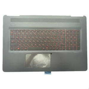 Laptop Upper Case Cover C Shell & Keyboard & Touchpad For HP OMEN 17-W 17-w000 17-w100 17-w200 17-W120TX Black 862973-DB1 JP Japanese Layout