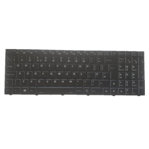 Laptop Keyboard For CLEVO NH55RDQ NH55RCQ NH55RAQ NH55RHQ NH55RZQ NH55RGQ Black UK United Kingdom Edition