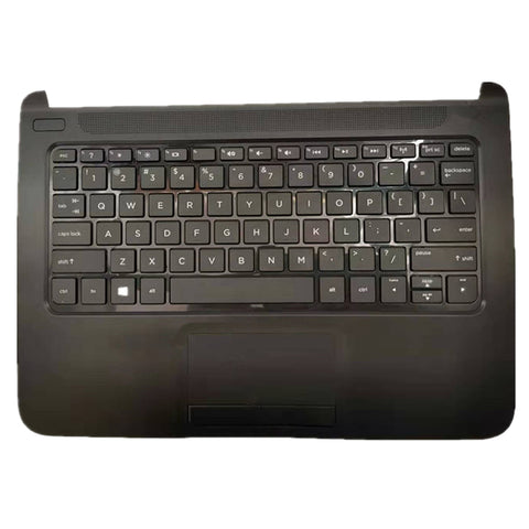 Laptop Upper Case Cover C Shell & Keyboard & Touchpad For HP 215 G1  Black 744192-001