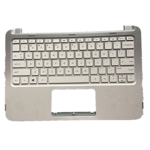 Laptop Upper Case Cover C Shell & Keyboard For HP Stream x360 11-P 11-p000 x360 11-p100 11-P010NR 11-P015WM Silver 