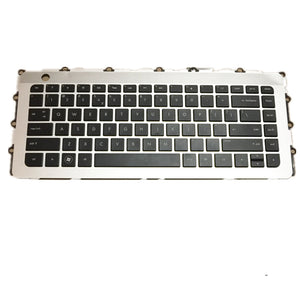 Laptop Keyboard For HP ENVY 15-3000 15-3200 15-3000tx 15-3001tx Black With Silver Frame US United States Edition