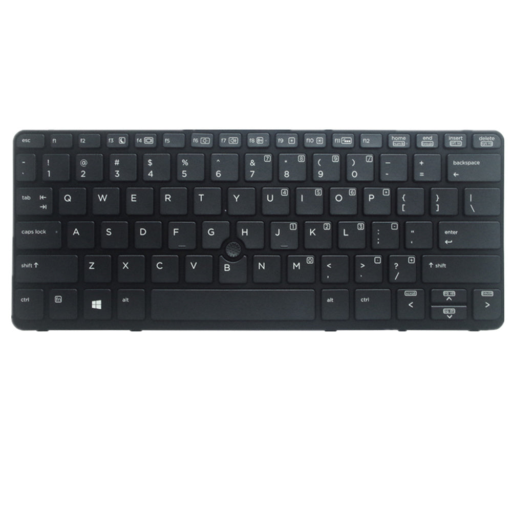 Laptop Keyboard For HP EliteBook 725 G4  Black US United States Edition