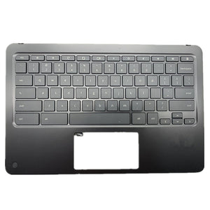 Laptop Upper Case Cover C Shell & Keyboard For HP Chromebook 11A G6 EE Black L52192-001