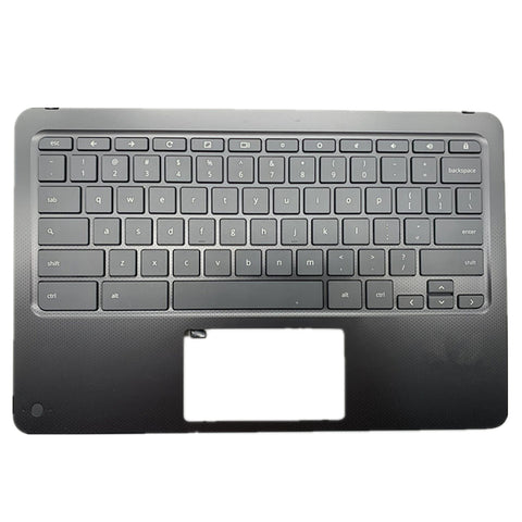 Laptop Upper Case Cover C Shell & Keyboard For HP Chromebook 11A G6 EE Black L52192-001