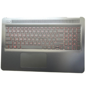 Laptop Upper Case Cover C Shell & Keyboard & Touchpad For HP OMEN 15-AX 15-ax000 15-ax100 15-ax200 15-AX030TX 15-AX016TX Black 