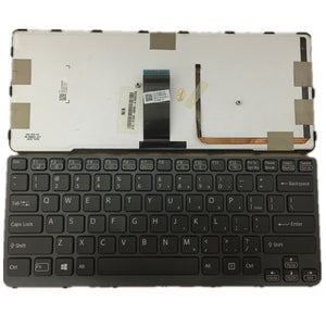 Laptop Keyboard For SONY SVE14 SVE14118FXB SVE14118FXP SVE14118FXW SVE141190X SVE1411BFXP SVE1411BFXW SVE1411CFXW SVE1411DFXB SVE1411DFXP SVE1411DFXW Colour Black US united states Edition