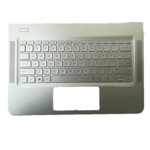 Laptop Upper Case Cover C Shell & Keyboard For HP ENVY 13-D 13-d000 13-d100 Silver 