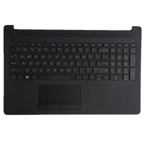 Laptop Upper Case Cover C Shell & Keyboard & Touchpad For HP 15-DB 15-db0000 15-db1000 Black 