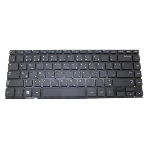 Laptop Keyboard For Samsung NP-N120 N128 Black AR Arabic Edition