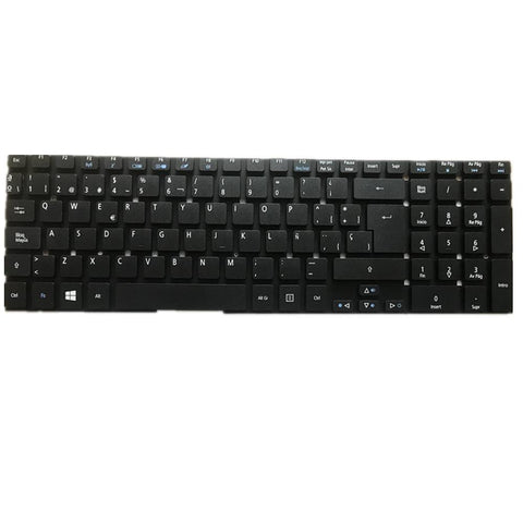 Laptop keyboard for ACER For TravelMate 660 Colour Black SP Spanish Edition