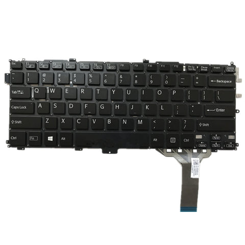 Laptop Keyboard For SONY SVP13 SVP13224PXB SVP13224PXS SVP13225CDB SVP13225CLB SVP13226PXB SVP13226PXS SVP13227PLBI SVP132290S SVP13229PGB SVP1322BPXB SVP1322DCXS Colour Black US united states Edition