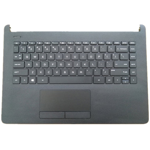 Laptop Upper Case Cover C Shell & Keyboard & Touchpad For HP 14S-BE 14s-be100 Black 
