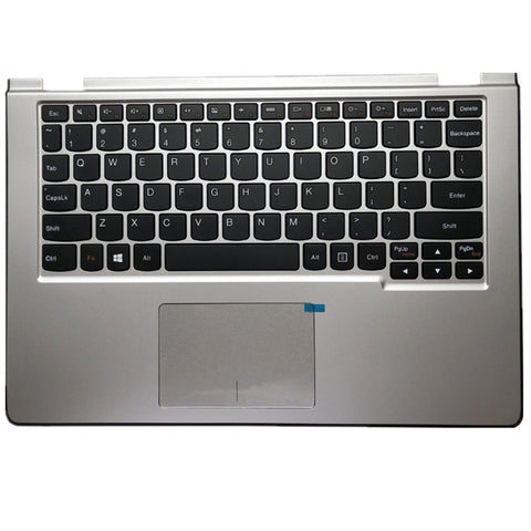 For Lenovo A10 A10-70 Silver US laptop keyboard with C shell With Touchpad