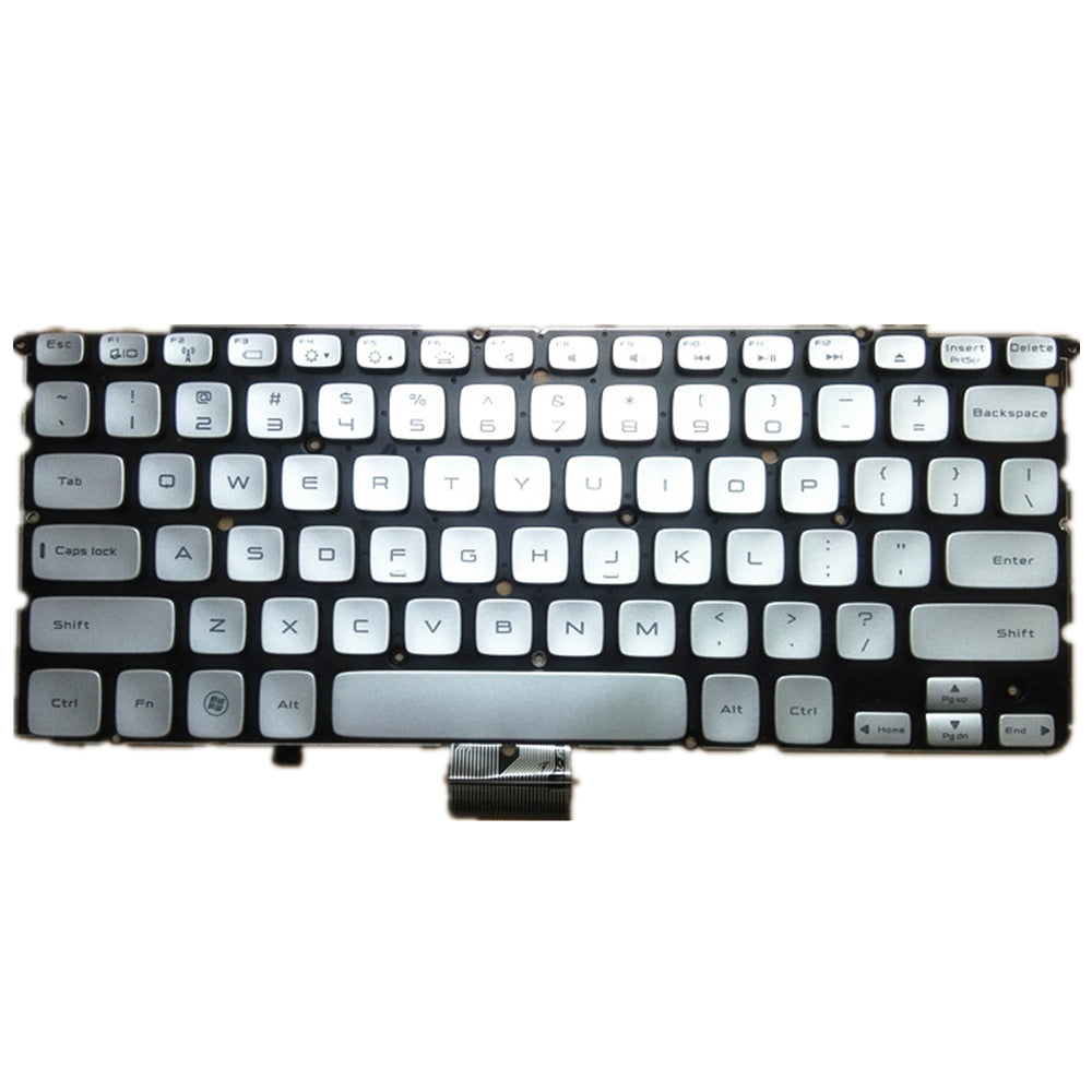 Laptop Keyboard For Dell XPS 14Z L412Z Silver US United States Edition