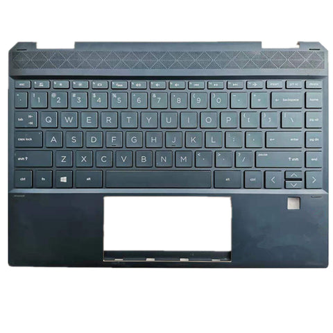Laptop Upper Case Cover C Shell & Keyboard For HP Spectre 13-AP 13-ap0000 x360 Black 