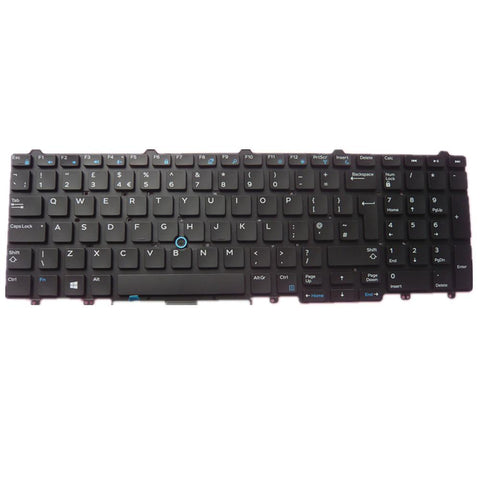 Laptop Keyboard For DELL XPS 11 9P33 Black UK United Kingdom edition 