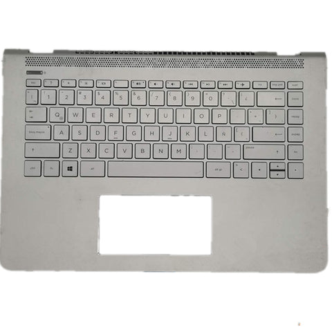 Laptop Upper Case Cover C Shell & Keyboard For HP ENVY 13-Y 13-y000 x360 Silver 833349-001