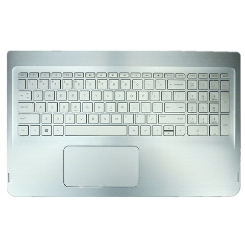 Laptop Upper Case Cover C Shell & Keyboard & Touchpad For HP ENVY M6-W m6-w000 x360 m6-w100 x360 Silver 