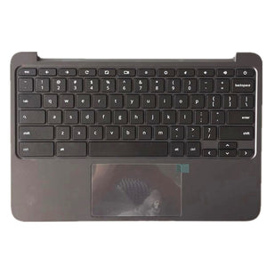 Laptop Upper Case Cover C Shell & Keyboard & Touchpad For HP Chromebook 11-V 11-v000 Black 