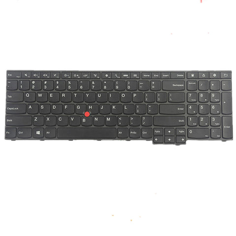 Laptop Keyboard For LENOVO For Thinkpad E590 E595  Colour Black US UNITED STATES Edition