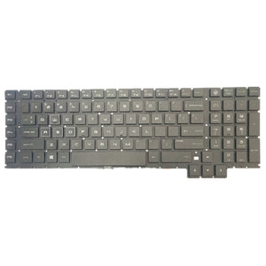 Laptop Keyboard For HP OMEN 17-an000 17-an100 Black With White Word US United States Edition