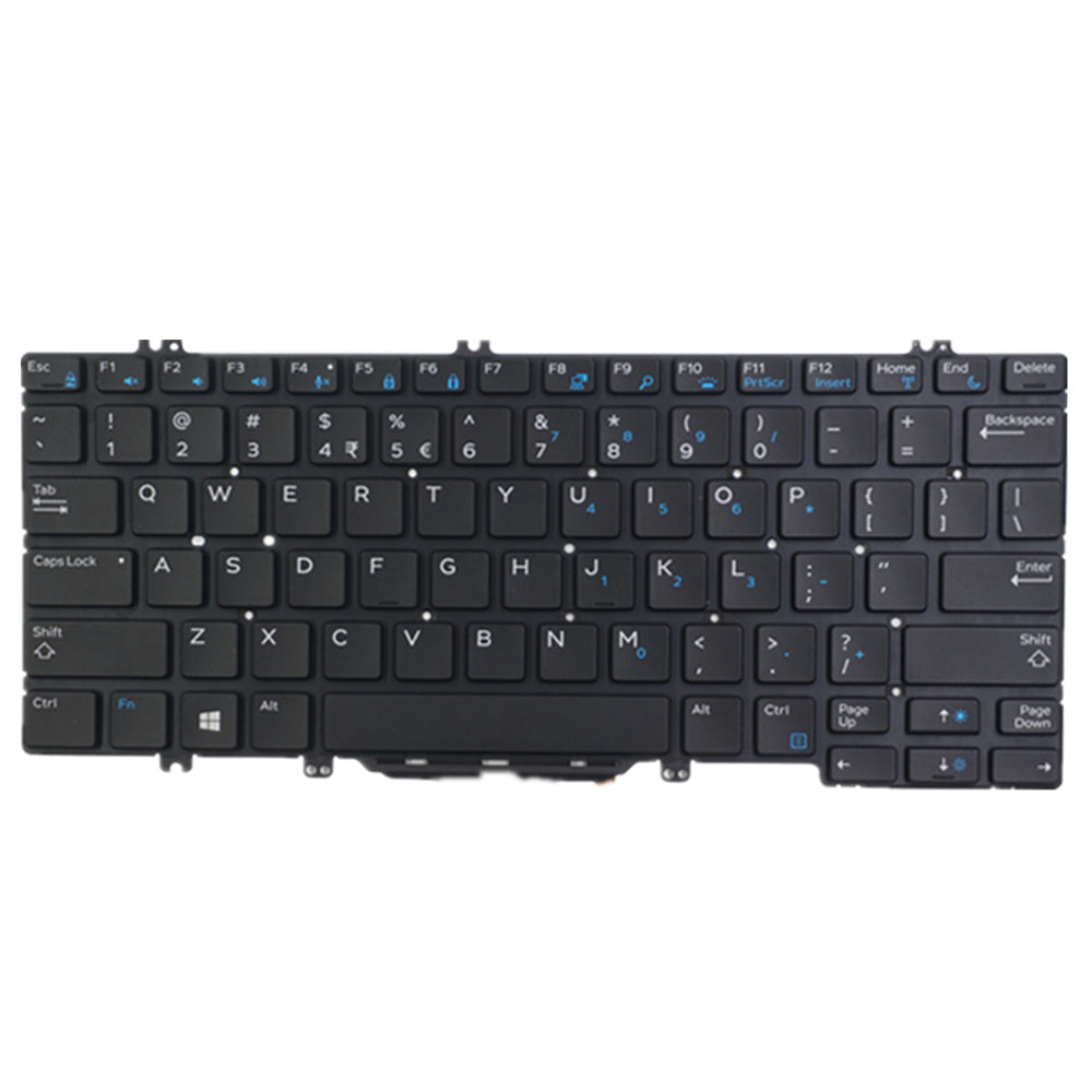 Laptop Keyboard For Dell Latitude 7290 Black US United States Edition