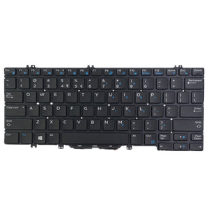 Laptop Keyboard For Dell Latitude 7480 Black US United States Edition