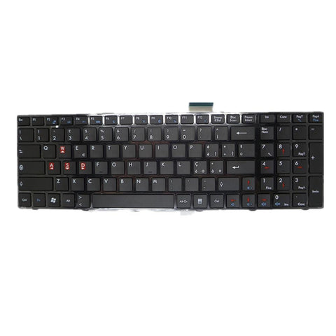 Laptop Keyboard For MSI WP65 Black IT Italian Edition