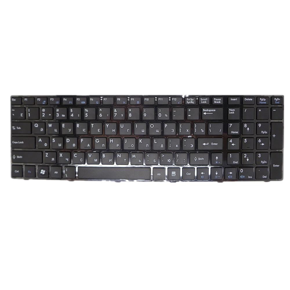 Laptop Keyboard For MSI For Creator 17M Black RU Russian Edition