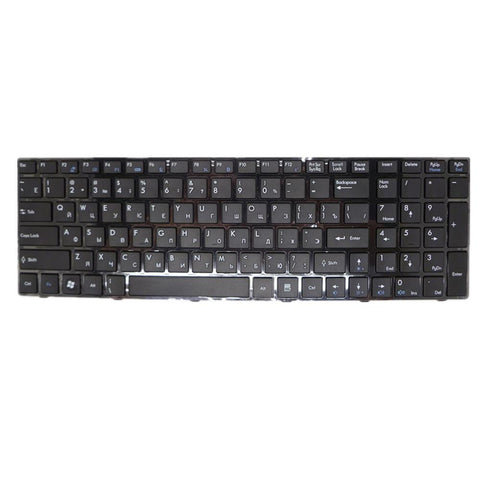 Laptop Keyboard For MSI WE75 Black RU Russian Edition
