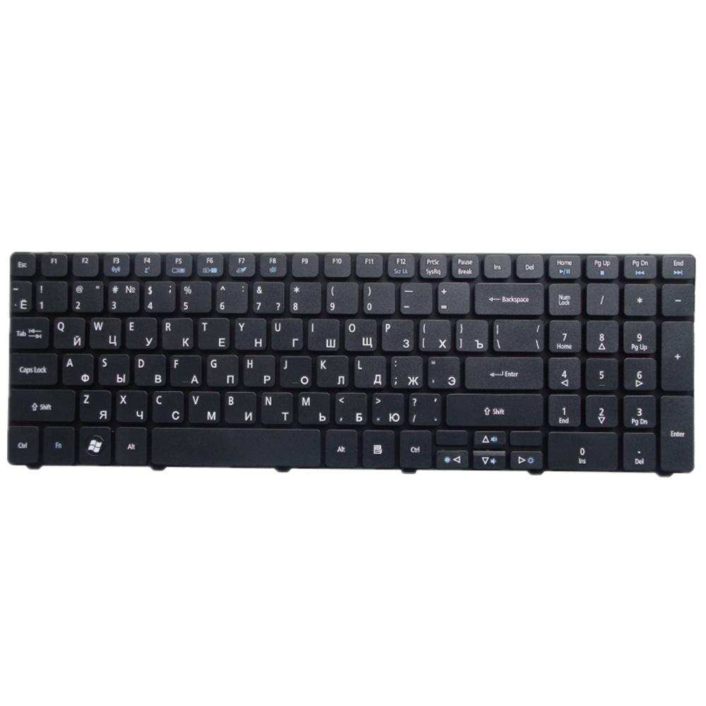 Laptop Keyboard For ACER For TravelMate X514-51 X514-51T Black RU Russian Edition