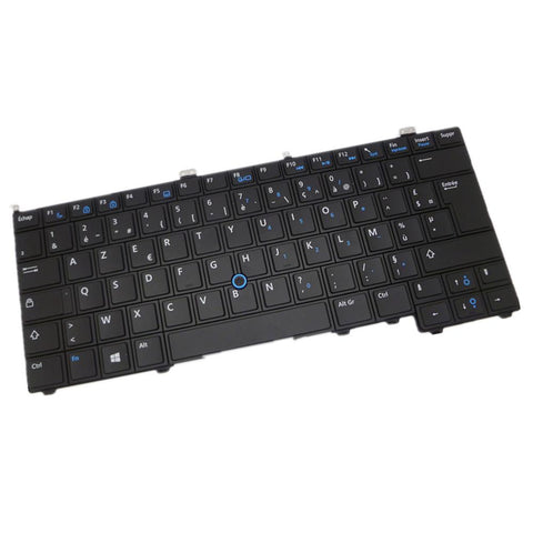 Laptop Keyboard For Dell Latitude 7424 Rugged Extreme Black FR French Edition