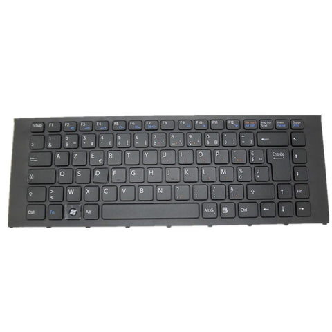 Laptop Keyboard For SONY SVF14A SVF14A14CXS SVF14A15CXB SVF14A15CXP SVF14A15CXS SVF14A16CLB SVF14A16CXB SVF14A16CXP SVF14A16CXS  Colour Black FR French Edition