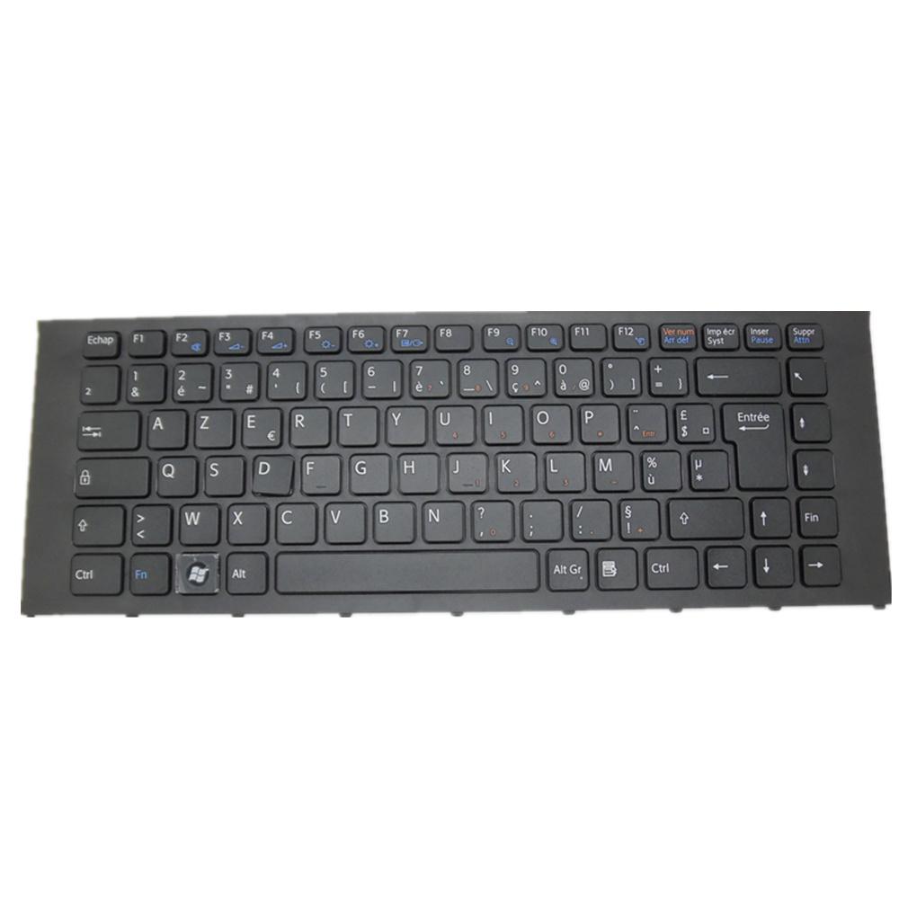 Laptop Keyboard For SONY SVT14 SVT14112CXS SVT14113CXS SVT14115CXS SVT14117CXS SVT141190X SVT1411BPXS SVT14122CXS SVT14122PXS SVT14124CXS SVT14125CXS SVT14126CXS SVT14127CXS SVT141290X SVT1412ACXS Colour Black FR French Edition