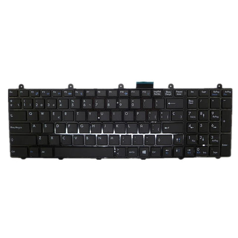 Laptop Keyboard For MSI For Modern PS63 Black SP Spanish Edition