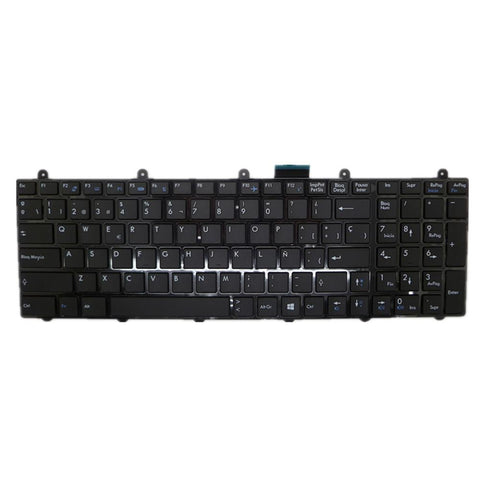 Laptop Keyboard For MSI WE75 Black SP Spanish Edition