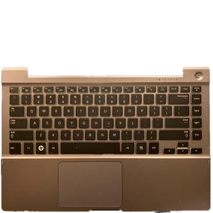 Laptop Upper Case Cover C Shell & Keyboard & Touchpad For Samsung NP700Z3A NP700Z3B NP700Z3C Gold US English Layout