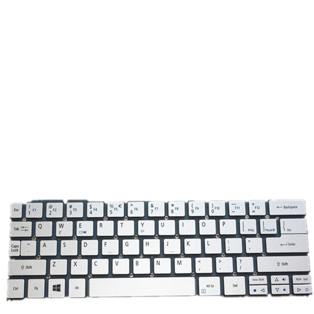 Laptop Keyboard For ACER For Aspire 1800 Colour Silver US United States Edition