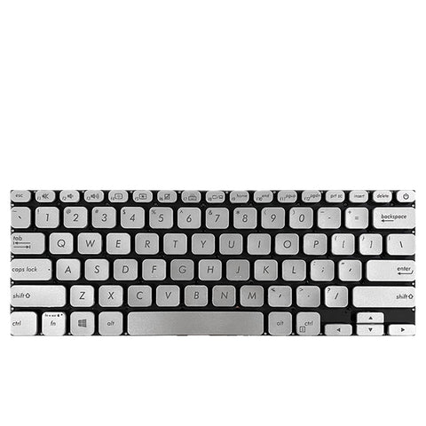 Laptop Keyboard For ASUS X330FA X330FL X330FN-2C X330FN-2D X330FN-2G X330UA X330UN X330UN-2C X330UN-2D X330UN-2G Colour Silver US United States Edition