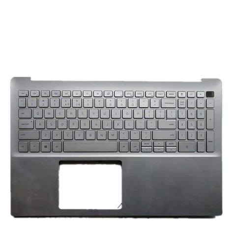 Laptop Upper Case Cover C Shell & Keyboard For DELL Inspiron 5590 Silver US English Layout