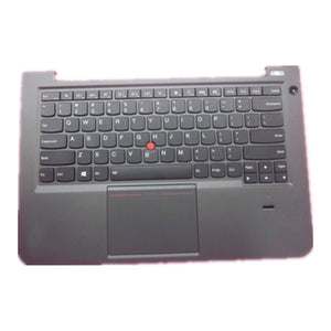 Laptop Upper Case Cover C Shell & Keyboard & Touchpad For Lenovo ThinkPad S440 Color Black US English Layout