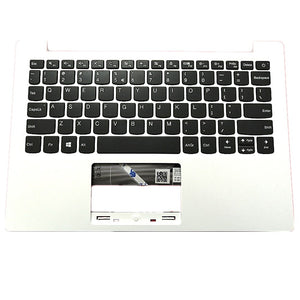 Laptop Upper Case Cover C Shell & Keyboard For Lenovo Winbook ideapad 120S-11IAP Color White US English Layout 5CB0P23921