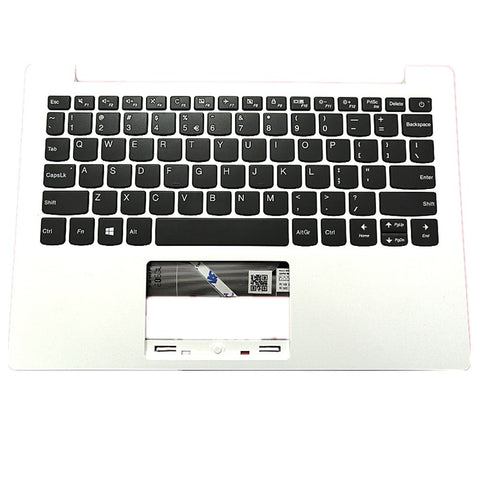 Laptop Upper Case Cover C Shell & Keyboard For Lenovo Winbook ideapad 120S-11IAP Color White US English Layout 5CB0P23921