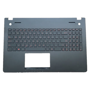 Laptop Upper Case Cover C Shell & Keyboard & Touchpad For ASUS U500 U500VZ Black US English Layout Small Enter Key Layout